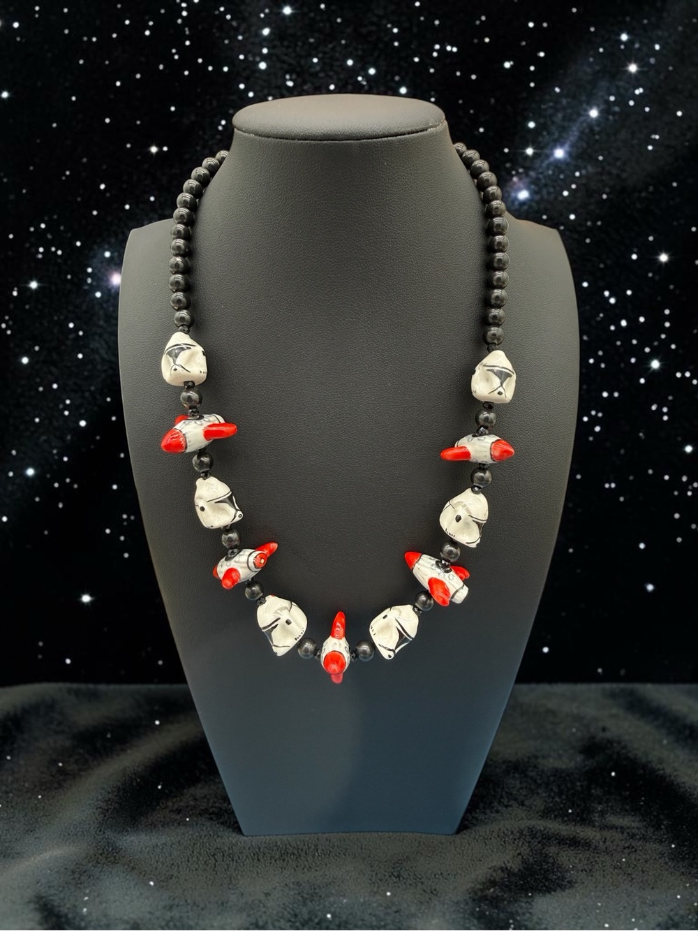 Star Wars Stormtrooper Handcrafted Beaded Necklace